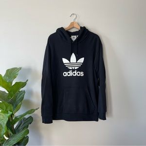 Adidas Originals trefoil logo hoodie